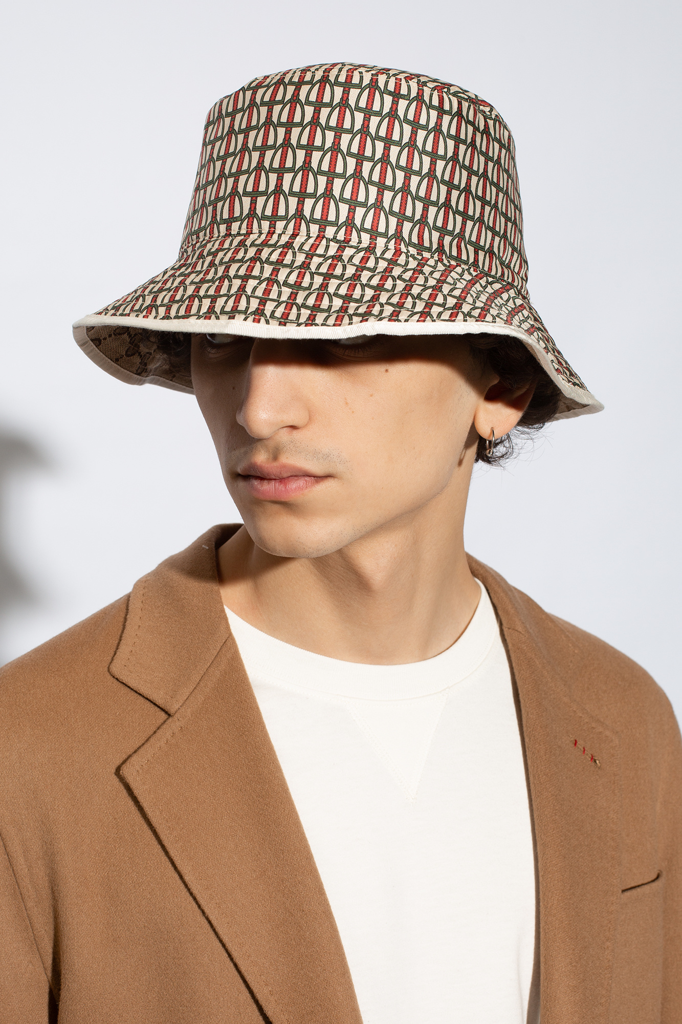 Beige Reversible bucket hat Gucci - Vitkac Canada